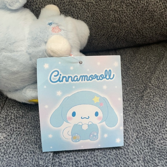 Cinnamoroll in Pajama Plush Keychain (4.5”) - Picture 10 of 11